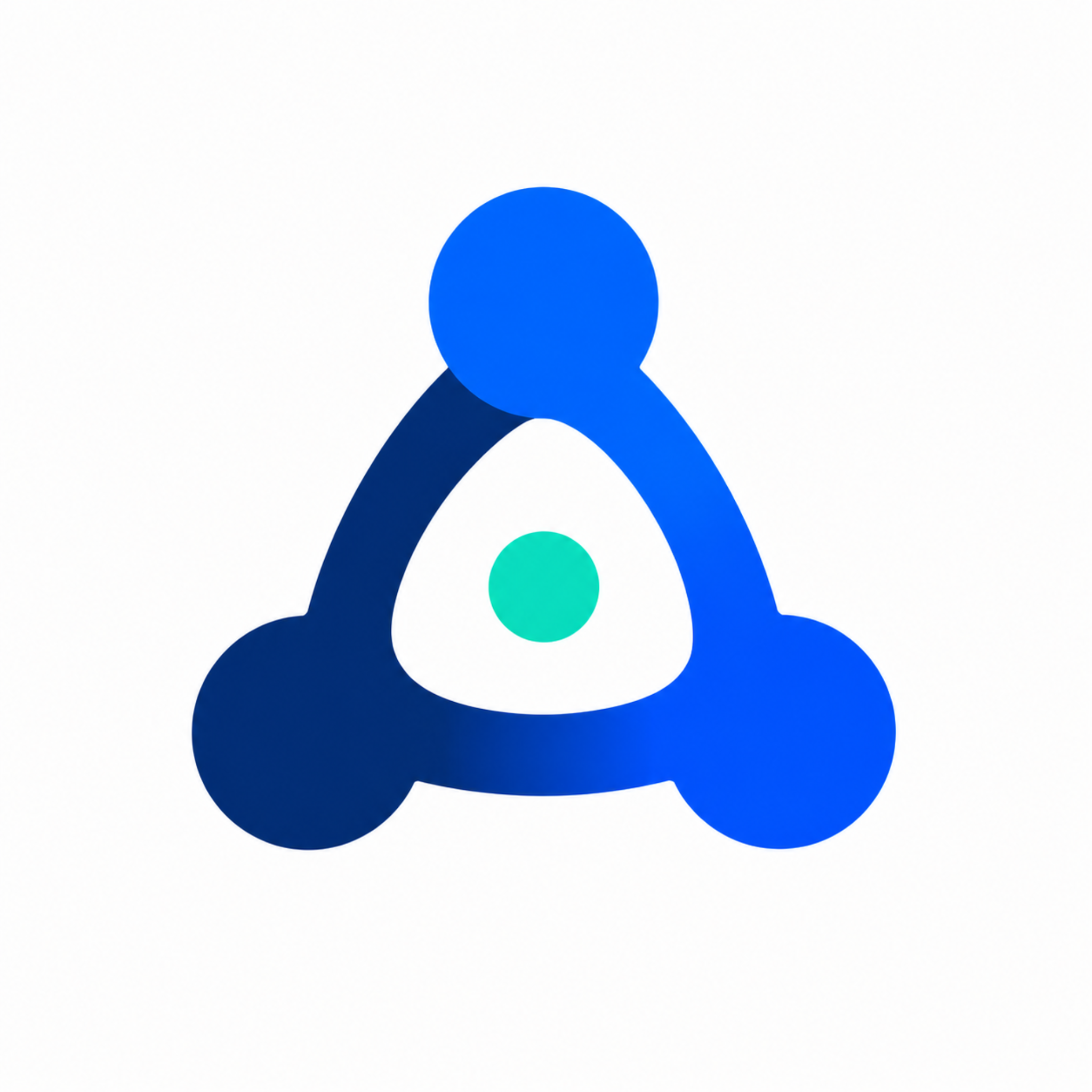 Concept 1: Simple connected symbol selected as favicon and secondary symbol